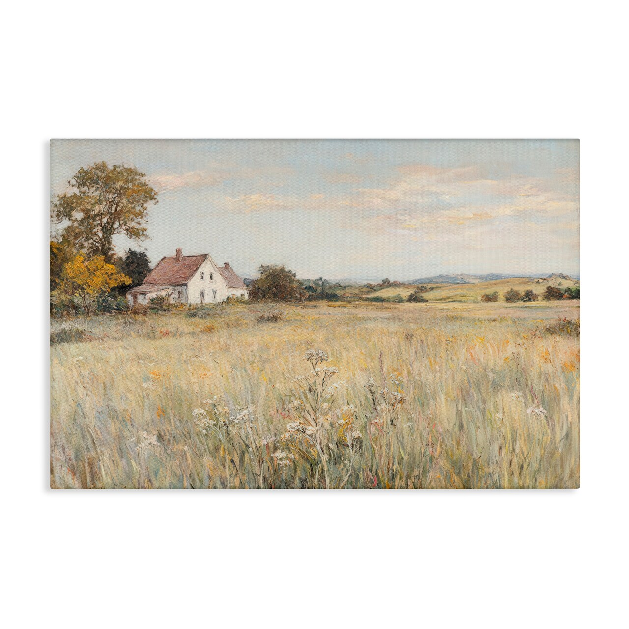 Stupell Industries Country Living Farm House Canvas, design by Petal Prints Design